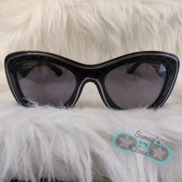 Chanel Polarized Shield Sunglasses 😎 CH5397 ❤️❤️ - Picture 3 of 7